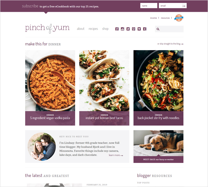 blog food